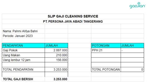 Gaji ob dan cleaning service com